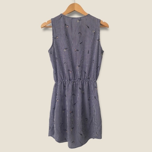 Stella Tweed Floral Sleeveless Dress Small - Picture 5 of 9